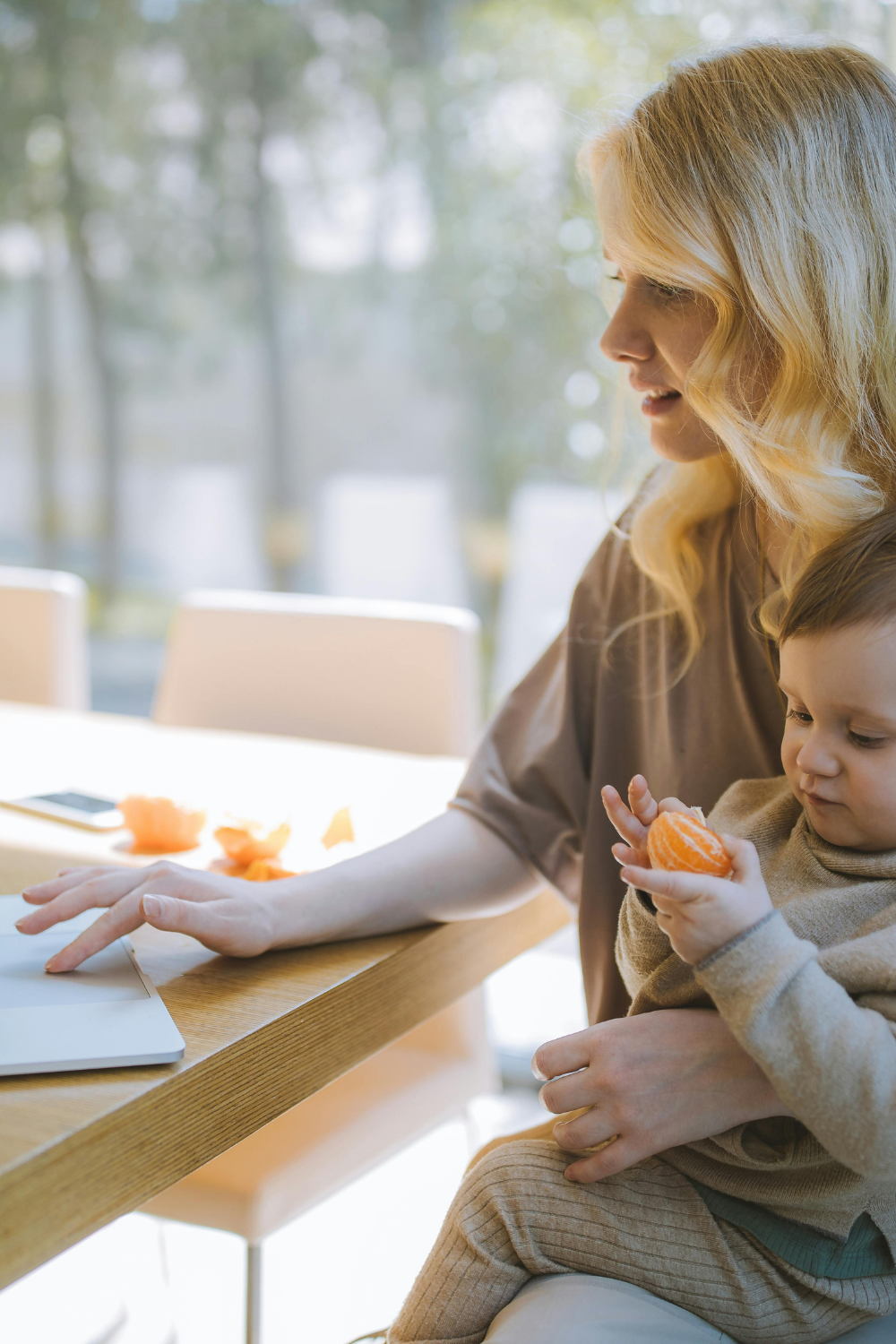 Working mom balancing career, family, and health while managing stress